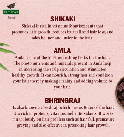 Shikakai Shampoo 1000ml + Ubtan face wash 100ml