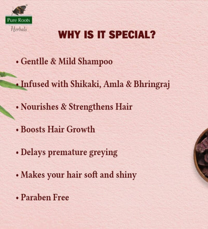 Shikakai Shampoo 1000ml + Ubtan face wash 100ml