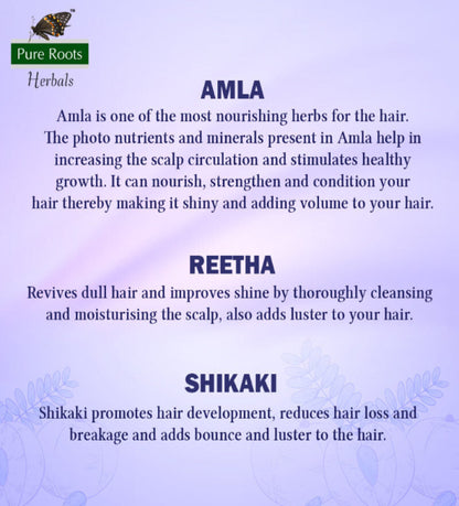 Amla, Shikakai with Reetha Shampoo 1000ml + Ubtan face wash 100ml