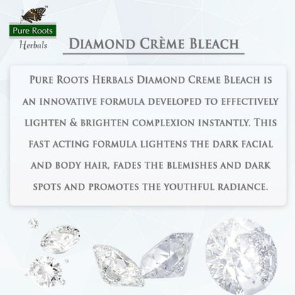 Diamond Creme Bleach For Sparkling Glow (Pack of 2)