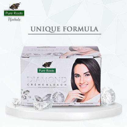 Diamond Creme Bleach For Sparkling Glow (Pack of 2)