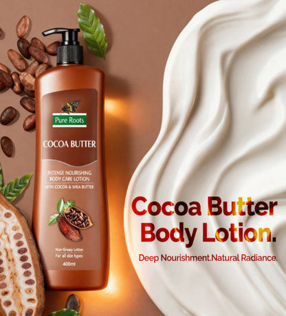 Cocoa Butter Body Lotion 400ml (Pack of 2)