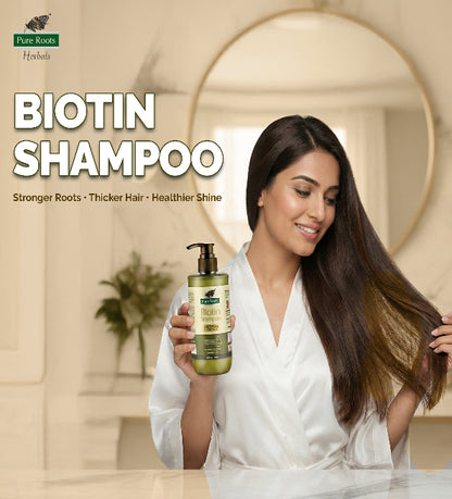 Biotin Shampoo Hair Fall Control | Paraben Free 300ml (Pack of 2)