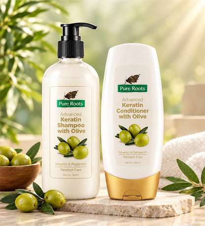 Advanced Keratin Shampoo (300ml) With Conditioner ( 100ml)- Combo Pack