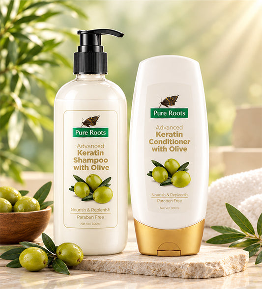 Advanced Keratin Shampoo (300ml) With Conditioner ( 100ml)- Combo Pack