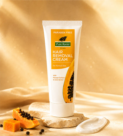 Papaya Hair Removal Cream With Papaya Extract & Sea Butter (Pack of 3)