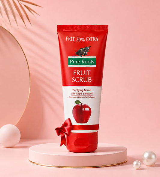 Fruit Scrub Purifying Scrub with Apple & Papaya (Pack of 2)