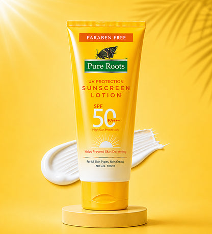Sunscreen Lotion SPF 50 With UV Protection