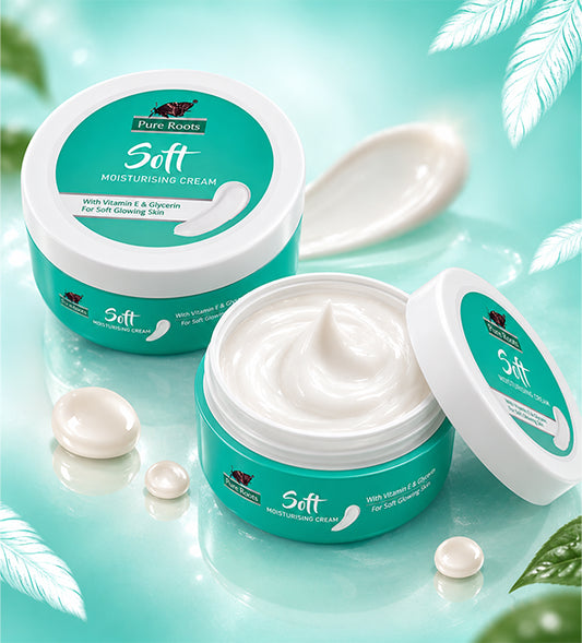 Soft Moisturising Cream With Vitamin E & Glycerin (Pack of 2)