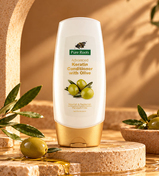 Advanced Keratin Conditioner with Olive (Pack of 3)