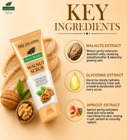Walnut Scrub With Apricot Oil (Pack of 2)