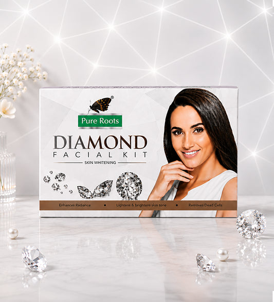 Diamond Facial Kit for Brightened & Hydrated Skin (Pack of 100g)