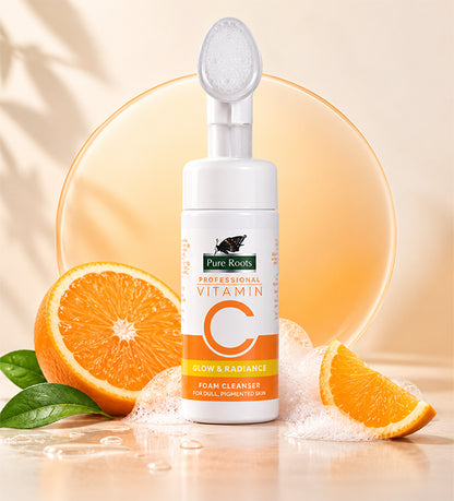 Vitamin C Glow & Radiance Foam Cleanser Face Wash (Pack of 150ml)