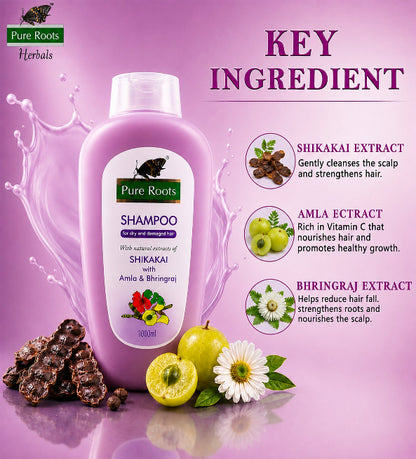 Shikakai Shampoo 1000ml + Ubtan face wash 100ml