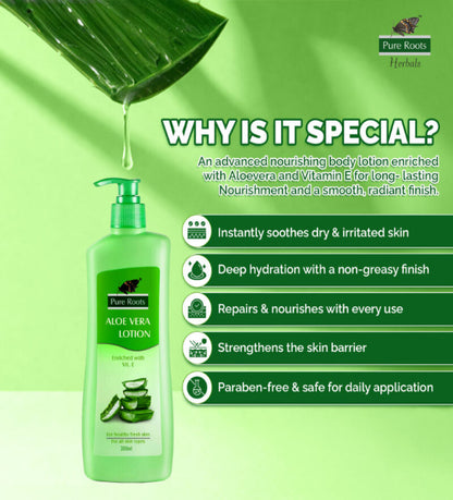 Aloe Vera Body Lotion 300ml (Buy 1 Get 1 Offer)