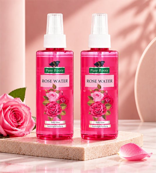 Rose Water Daily Glow For Soothing & Purifying Skin (Pack of 2)