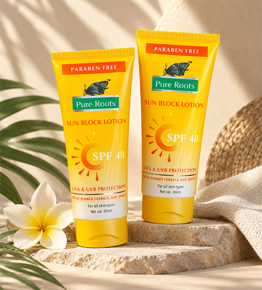 Sun Block Lotion SPF 40 With UVA & UVB Protection (Pack of 2)