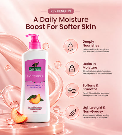 Peach & Butter Body Lotion (300ml)