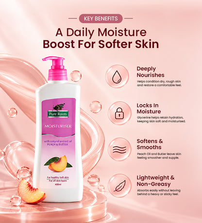 Peach & Butter Body Lotion (400ml)