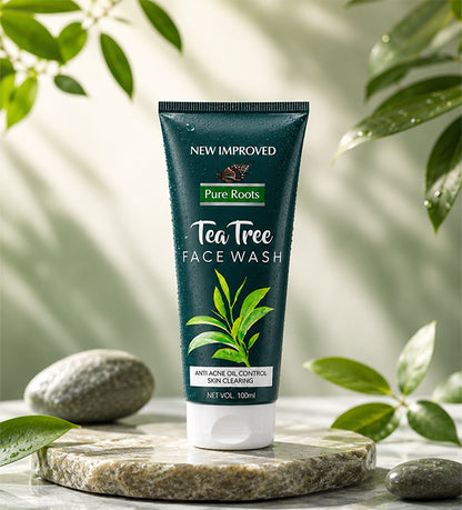 Tea Tree Anti Acne Oil Control Face Wash (Pack of 2)