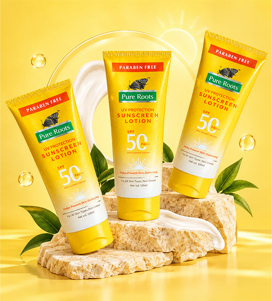 Sunscreen Lotion SPF 50 With UV Protection (Buy 2 Get 1 Offer)