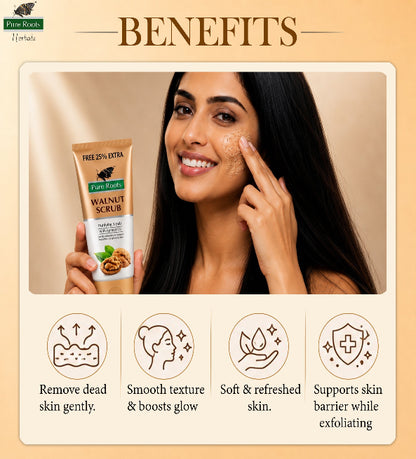 Walnut Scrub With Apricot Oil (Pack of 2)