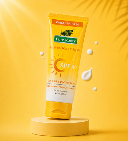 Sun Block Lotion SPF 40 With UVA & UVB Protection