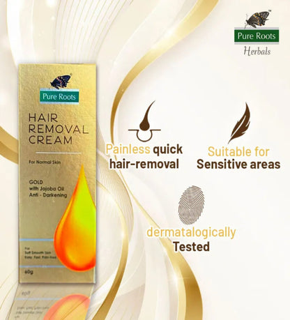 Gold Hair Removal Cream 50g (Pack of 3)