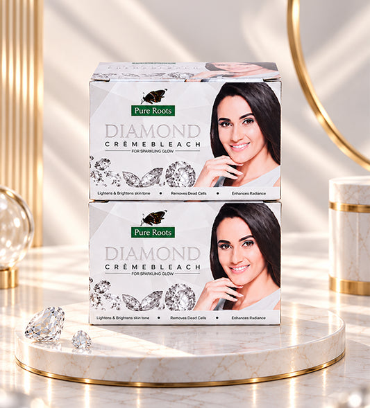 Diamond Creme Bleach For Sparkling Glow (Pack of 2)