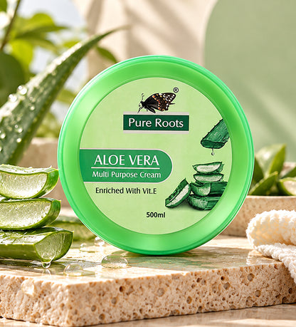 Aloe Vera Multi Purpose Cream With Vitamin E (500ml)