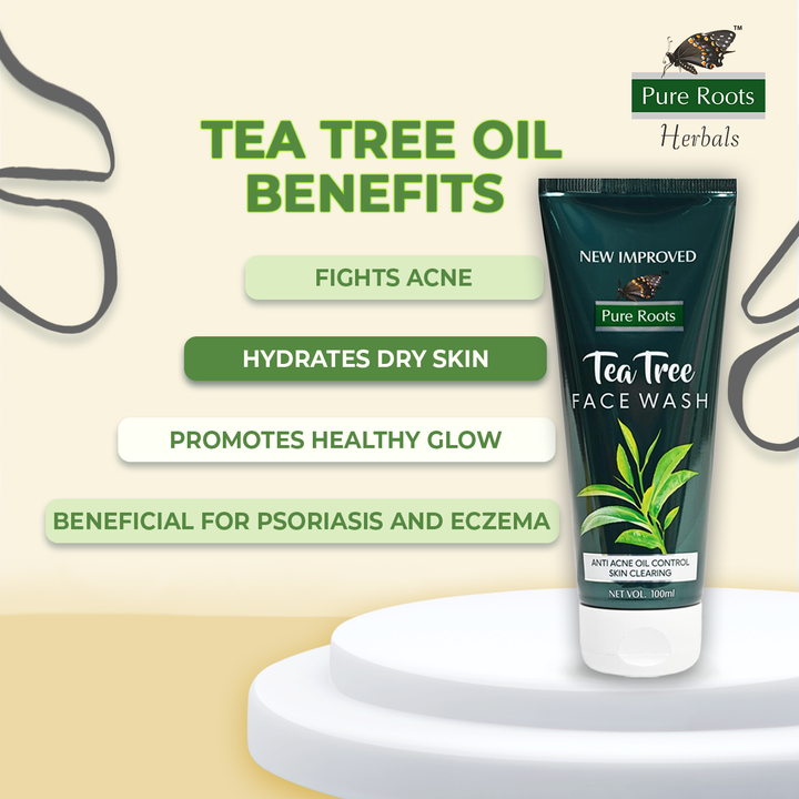 TEA TREE FACE WASH PACK OF 2 (100ML * 2)