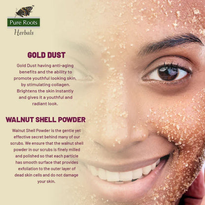 Gold Scrub For Clean & Glowing Skin (Pack of 2)