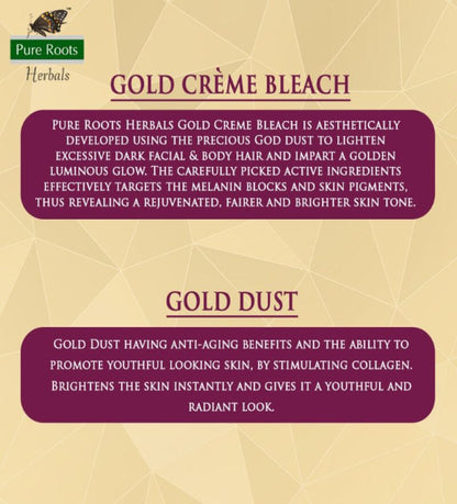 Gold Creme Bleach For Golden Glow (Pack of 2)
