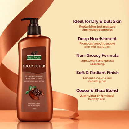 Cocoa Butter Body Lotion 300ml With Cocoa & Sea Butter (Buy 1 Get 1 Offer)