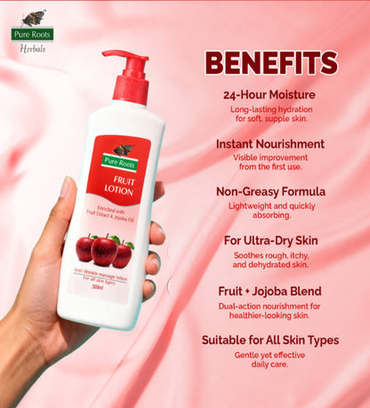 Fruit Body Lotion 300ml Enriched With Fruit Extract & Jojoba Oil (Pack of 2)