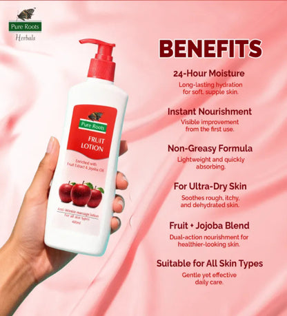 Fruit Body Lotion 400ml Enriched With Fruit Extract & Jojoba Oil