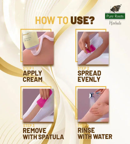 Gold Hair Removal Cream 50g (Pack of 3)