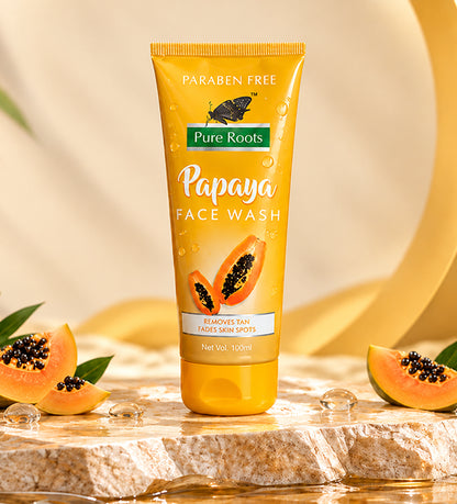 Papaya Face Wash 100 ml (Pack of 3)