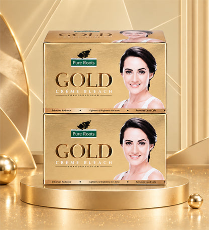 Gold Creme Bleach For Golden Glow (Pack of 2)