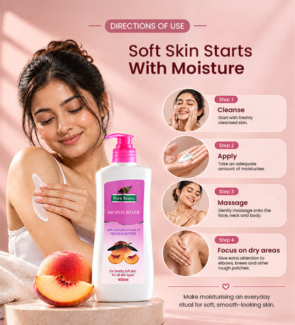 Peach & Butter Body Lotion (300ml)