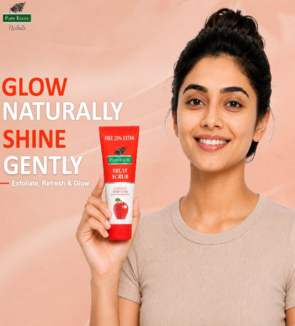 Fruit Scrub Purifying Scrub with Apple & Papaya (Pack of 2)