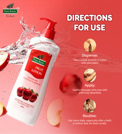 Fruit Body Lotion 300ml Enriched With Fruit Extract & Jojoba Oil (Pack of 2)