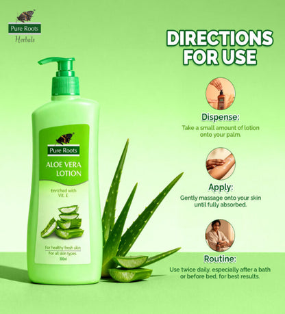 Aloe Vera Body Lotion 300ml (Buy 1 Get 1 Offer)