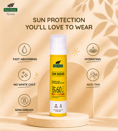Sunscreen SPF 60 With Hyaluronic Acid & Vitamin C