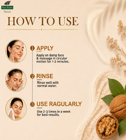 Walnut Scrub With Apricot Oil (Pack of 2)