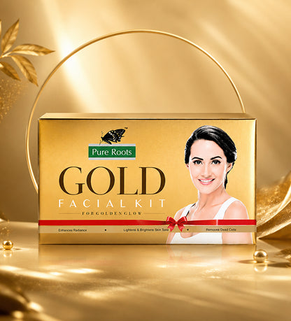 Gold Facial Kit for Golden Glow (Pack of 100g)