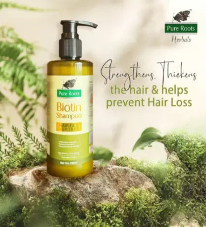 Biotin Shampoo Hair Fall Control | Paraben Free (Pack of 2)