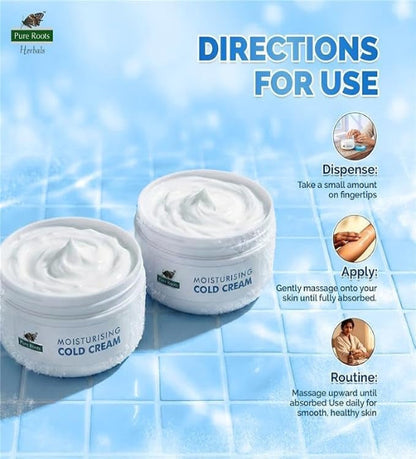 Moisturising Cold Cream With Kokum Butter & Apricot (500ml)