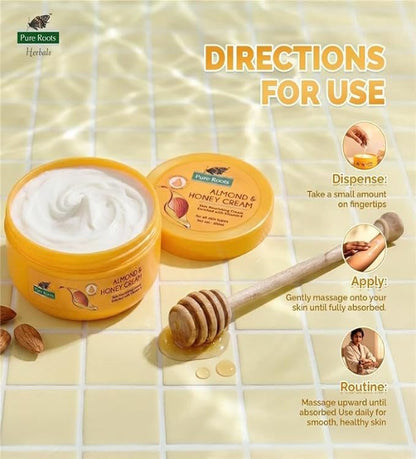 Almond & Honey Skin Nourishing Cream Enriched Vitamin E (500ml)