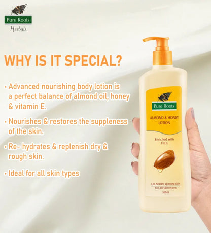 Almond & Honey Body Lotion 300ml (Buy 1 Get 1 offer)